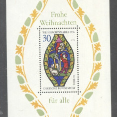 Germany Berlin 1976 Religion Christmas perf. sheet Mi.B5 MNH DA.172