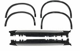Prelungiri Extensii Aripi BMW X5 F15 (2014-2018) M-Design Negru Lucios cu Praguri Trepte Laterale Performance AutoTuning