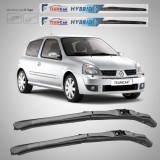 Ștergătoare Renault Clio II Hatchback 3 Uși (2001&ndash;2005) TeamCar&reg; &ndash; Hibrid | Set față
