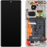 Cumpara ieftin Display cu Touchscreen Huawei P50 Pro, cu Rama si Acumulator, Alb (Pearl White), Service Pack 02354SNU