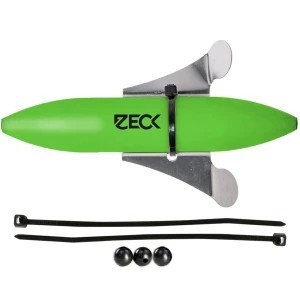 Pluta Zeck Propeller U-Float Solid Green 15g, 1buc/pac foto