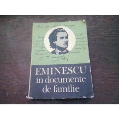 EMINESCU IN DOCUMENTE DE FAMILIE