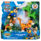 Set figurine, Paw Patrol, Jungle Pups, Chase, Tracker and Tiger