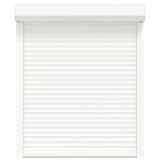 vidaXL Obturator rulant Manual Alb 100 x 120 cm Aluminiu și Poliuretan 42047054