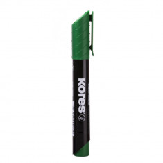 Marker Permanent Kores, Varf Rotund, 3 mm, Verde, Markere Permanente, Marker Verde Permanent, Markere Verzi Permanente, Marker Kores, Markere Kores, M