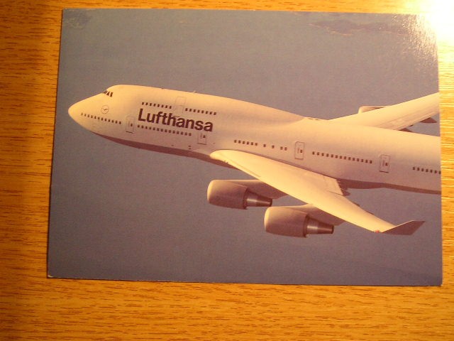 QW28 - Tematica aviatie 15 - Lufthansa - Boeing 747 - 400