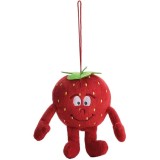 Cumpara ieftin Jucarie de Plus cu Breloc, Goodness Gang, Capsuna, 14cm