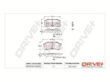 Dr!ve+ DP1010.10.0012 set placute frana,frana disc