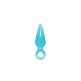 Dop Anal Jolie Pleasure Mini Aqua, Turcoaz, 8.5 cm