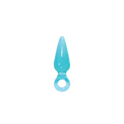 Dop Anal Jolie Pleasure Mini Aqua, Turcoaz, 8.5 cm foto