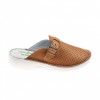 Saboti Medicali Dama Piele Naturala Tabac Berende Med-Line BR128, Antiderapanti, Confortabili, Marimi 35-42