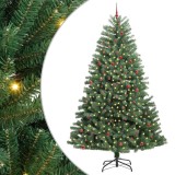 Brad de Crăciun artificial cu ramuri articulare Verde 300 cm