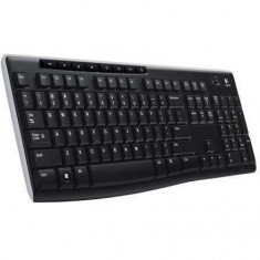 Tastatura Logitech K270, Wireless, Negru