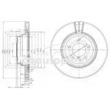 Disc frana FORD TRANSIT bus (FD_ _, FB_ _, FS_ _, FZ_ _, FC_ _) (2006 - 2014) KRIEGER 0950004308