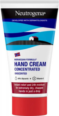 Crema pentru Maini, Neutrogena, Concentrated, Unscented, Absorbtie Rapida, Hidratare Puternica, Conc foto