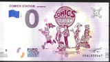 !!! 0 EURO SOUVENIR - BELGIA , ANVERS , COMICS STATION - 2018.1 - UNC