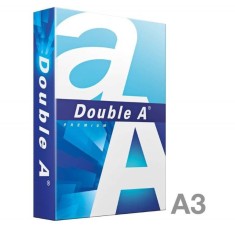 Hartie Alba Pentru Copiator A3, 80g/mp, 500coli/top, Clasa A, Double A foto
