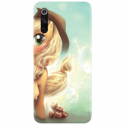 Husa silicon pentru Xiaomi Mi 9, Applejack Pony Cute K foto