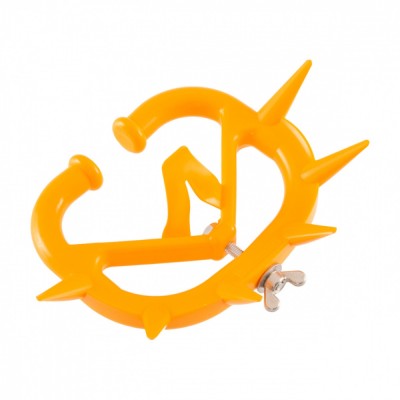 Inel nazal antisupt pentru vite tinere și bovine adulte, cu limbă de blocare, M&amp;uuml;ller, portocaliu foto