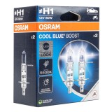 Bec halogen auto Osram H1 12V 80W Cool Blue Boost 5500K, 2 buc