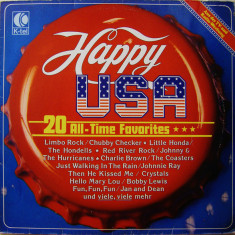Vinil Various ‎– Happy USA (-VG)