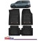 Covorase Auto TeamCar&reg; Tip Tavita Compatibile Citroen Berlingo III (2018-2024) Negru Material Rezistent