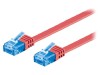 Patch Cord Ethernet Cat6a U/UTP 1m Roșu, Goobay