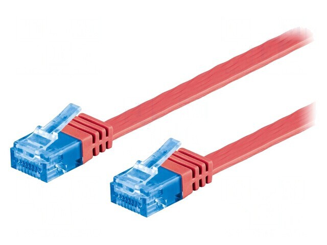 Patch Cord Ethernet Cat6a U/UTP 1m Roșu