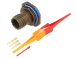 Conector Militar 9 MIL-DTL-38999 Series III Oliv