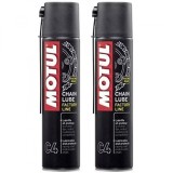Cumpara ieftin Pachet 2 Spray Motul C4 Factory Line pentru ungere lant 400 ml
