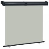 Copertina Laterala Balcon Gossi, Gri, 170x250cm, Poliester, Aluminiu, Protectie UV, Montaj Perete/Tavan
