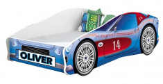 Pat Tineret MyKids Race Car 02 Blue-140x70 foto