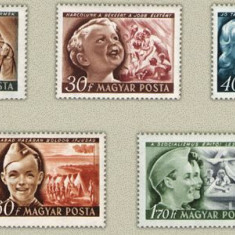 Ungaria 1950 - Ziua Internat. a copilului, serie neuzata
