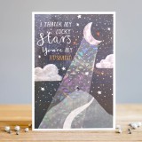 Felicitare - Thank the Stars, Husband | Louise Tiler Designs