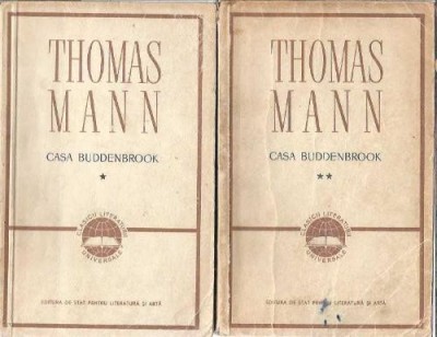 Casa Buddenbrook (2 volume) - Thomas Mann foto