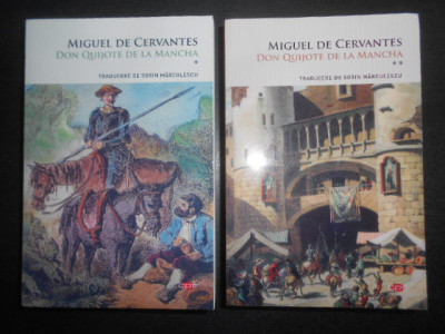 Miguel de Cervantes - Don Quijote de la Mancha 2 volume (2020, stare impecabila) foto