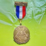 E262-Medalia Olimpiada 1924 Paris aniversara Germania 1979 bronz. Marcaj REU&amp;CO.