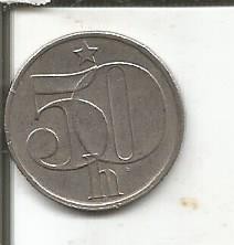 (No4) moneda-Cehoslovacia-50 haleru 1979