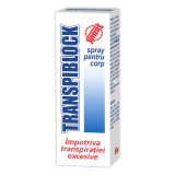 Spray pentru corp Transpiblock, 50 ml, Zdrovit