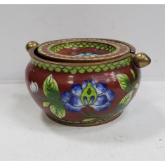 Scrumiera Cloisonne, China, Secol XX