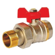 Robinet trecere din bronz cu holender, 1''
