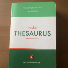 pocket thesaurus the ultimate mini a-z wordfinder penguin books 2004 lb. engleza