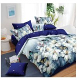 Cumpara ieftin Lenjerie pat dublu,bumbac finet,6 piese,cearceaf normal 220x240cm, cearceaf pilota 200x220cm, 2 fete de perna 50x70, 2 fete de perna 70x70-A1171