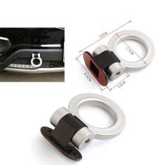 Ornament carlig remorcare RACING SPORT &ndash; ARGINTIU
