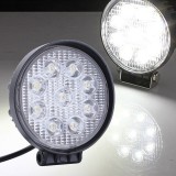 Proiector LED 27W Off Road 12V/24V, Lampa Lucru, Rezistent Apa/Socuri, 6000K, Auto/Camion