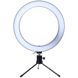 Lampa circulara de masa Ring Fill Light cu 3 tipuri iluminare si reglare intensitate, Rohs