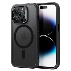 Husa iPhone 14 Pro Max ESR Classic Hybrid HaloLock, negru frost foto
