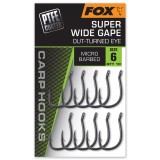 Carlige FOX Super Wide Gape (Outturned Eye), Size 4, 10 buc/pac
