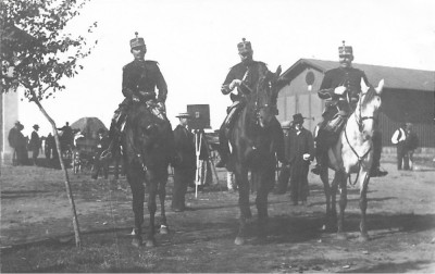 M1481N Generalul Traian Moșoiu la manevrele regale din anul 1901 pe c&amp;acirc;nd se afla căpitan, comandant de companie &amp;icirc;n Regimentul 9 Romanați foto