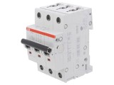 &Icirc;ntrerupător de supracurent 400VAC, 1A, 3 poli, IP20 - MCB ABB